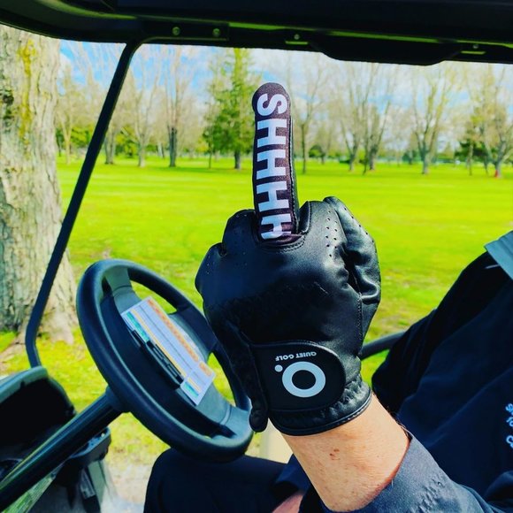 Quiet Golf Black SHHHH™ Golf Glove - Picture 3 of 6